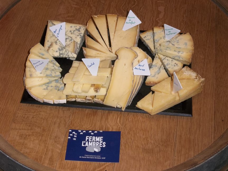 Plateau de fromages